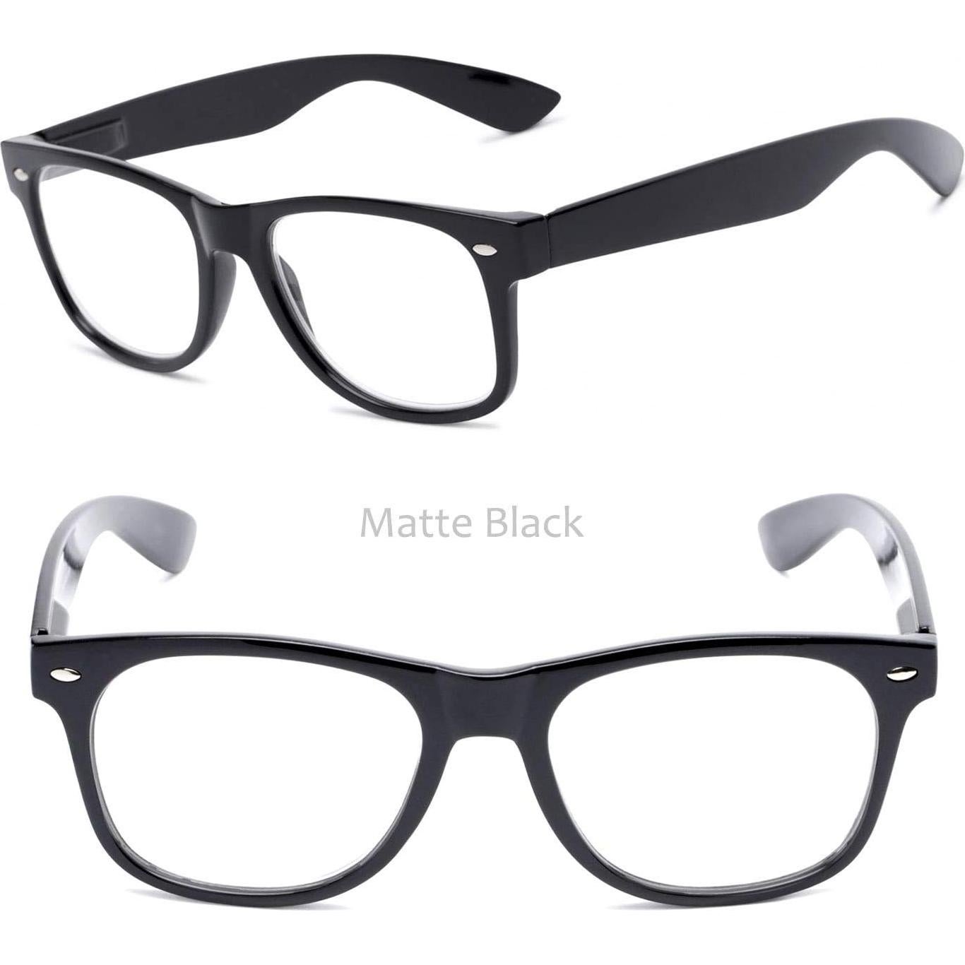 Gafas de Lectura Retro 2 Pares VeryHobby +2.75 Negro y Marrón