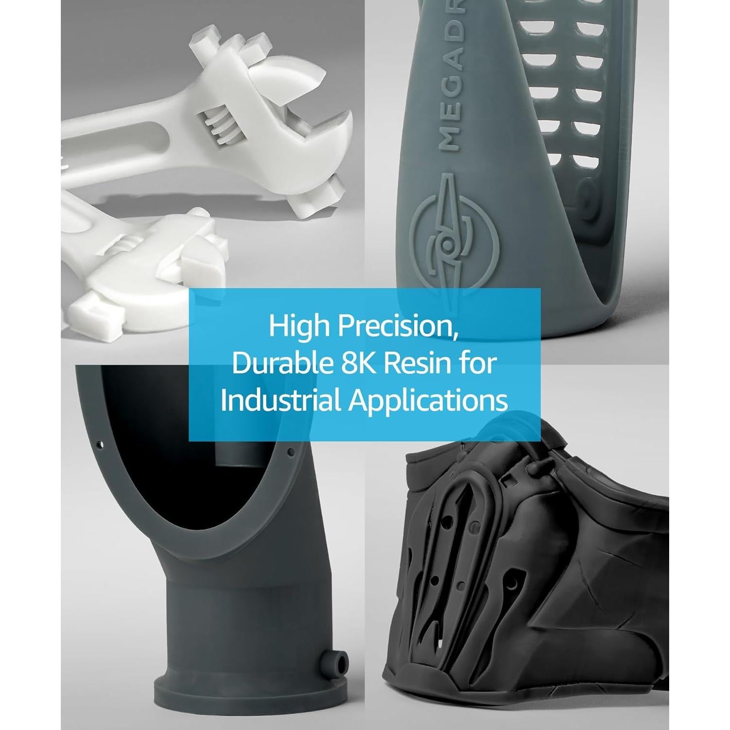 Resina 3D SuperPCS 1000g Negra, Rápida y Resistente