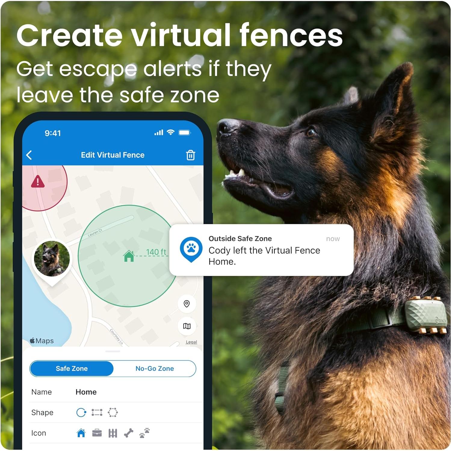 Rastreador GPS Tractive XL para Perros +22,68 kg Verde