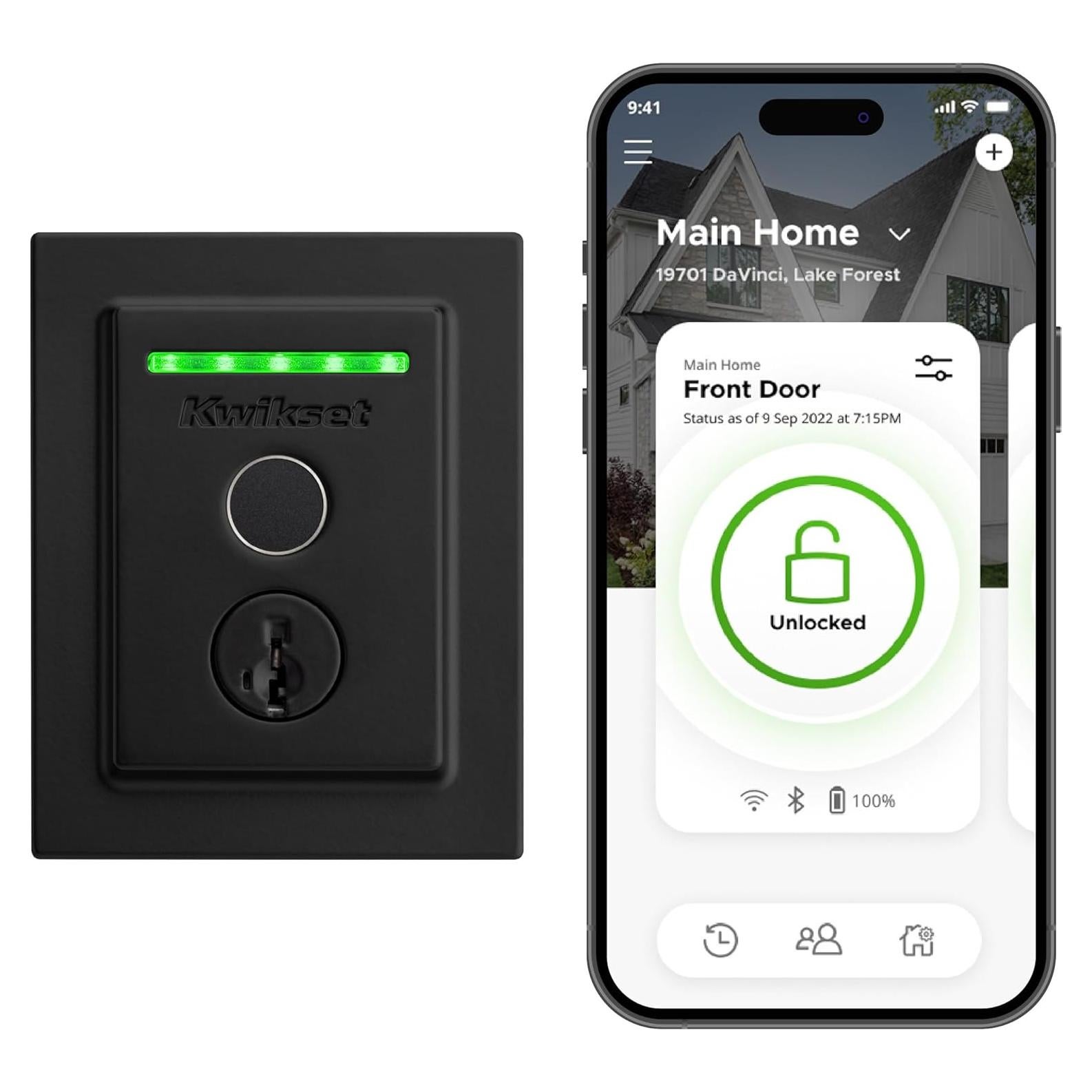 Cerradura Inteligente Kwikset Halo Touch Wi-Fi con Huella