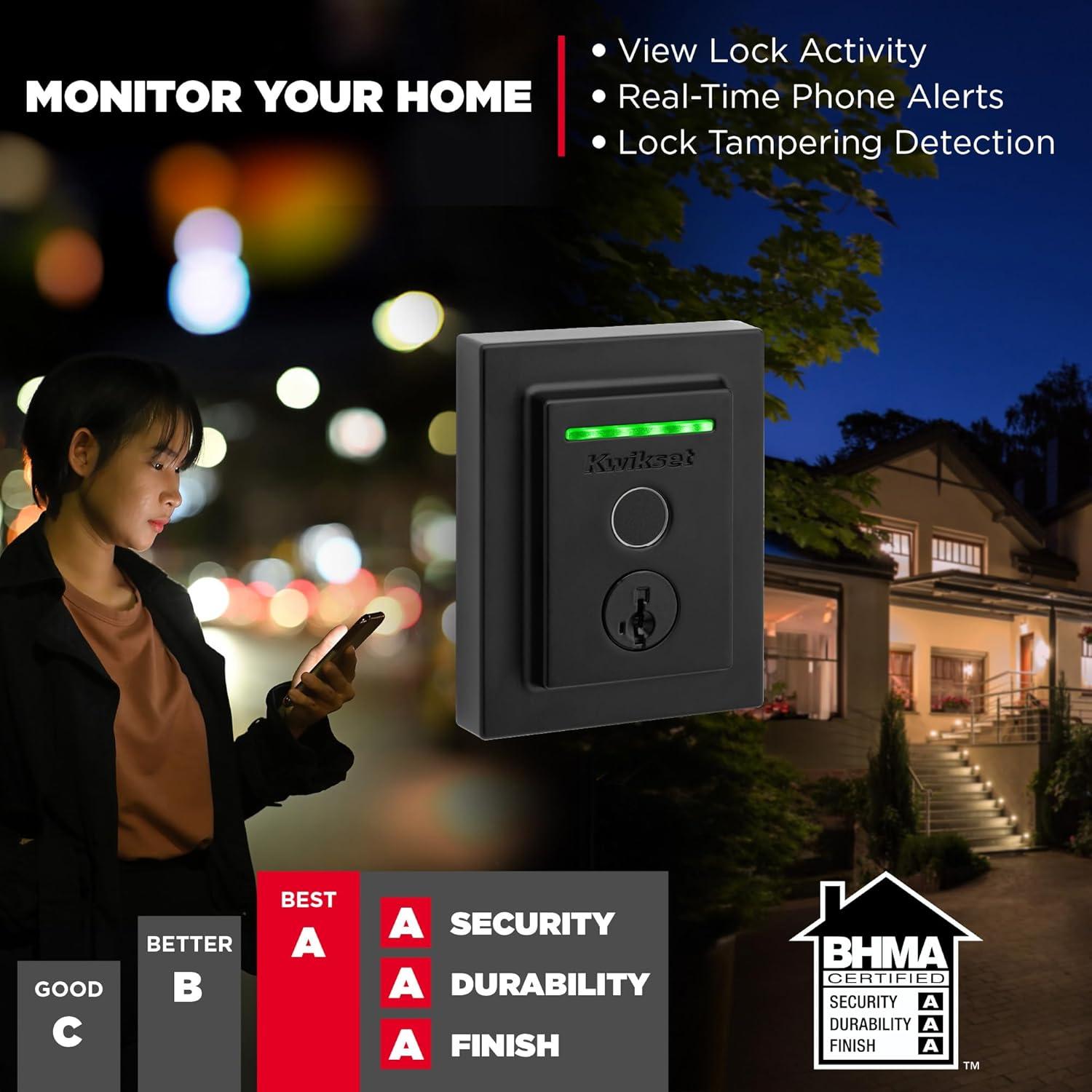 Cerradura Inteligente Kwikset Halo Touch Wi-Fi con Huella