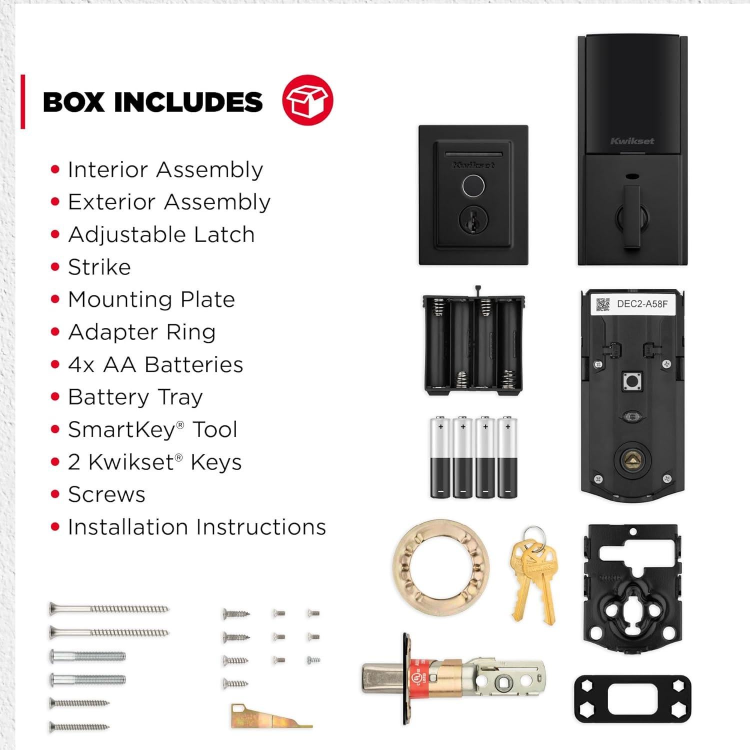 Cerradura Inteligente Kwikset Halo Touch Wi-Fi con Huella