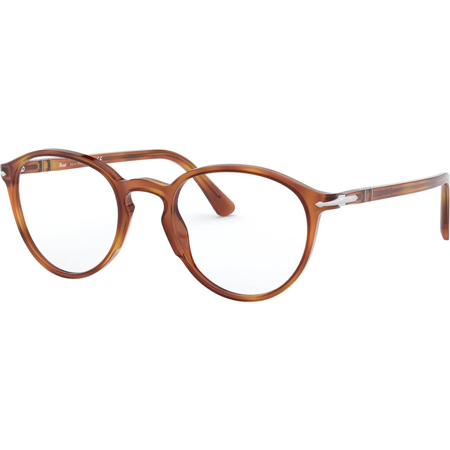 Gafas de Prescripción Persol PO3218V Redondas Marrón 51mm