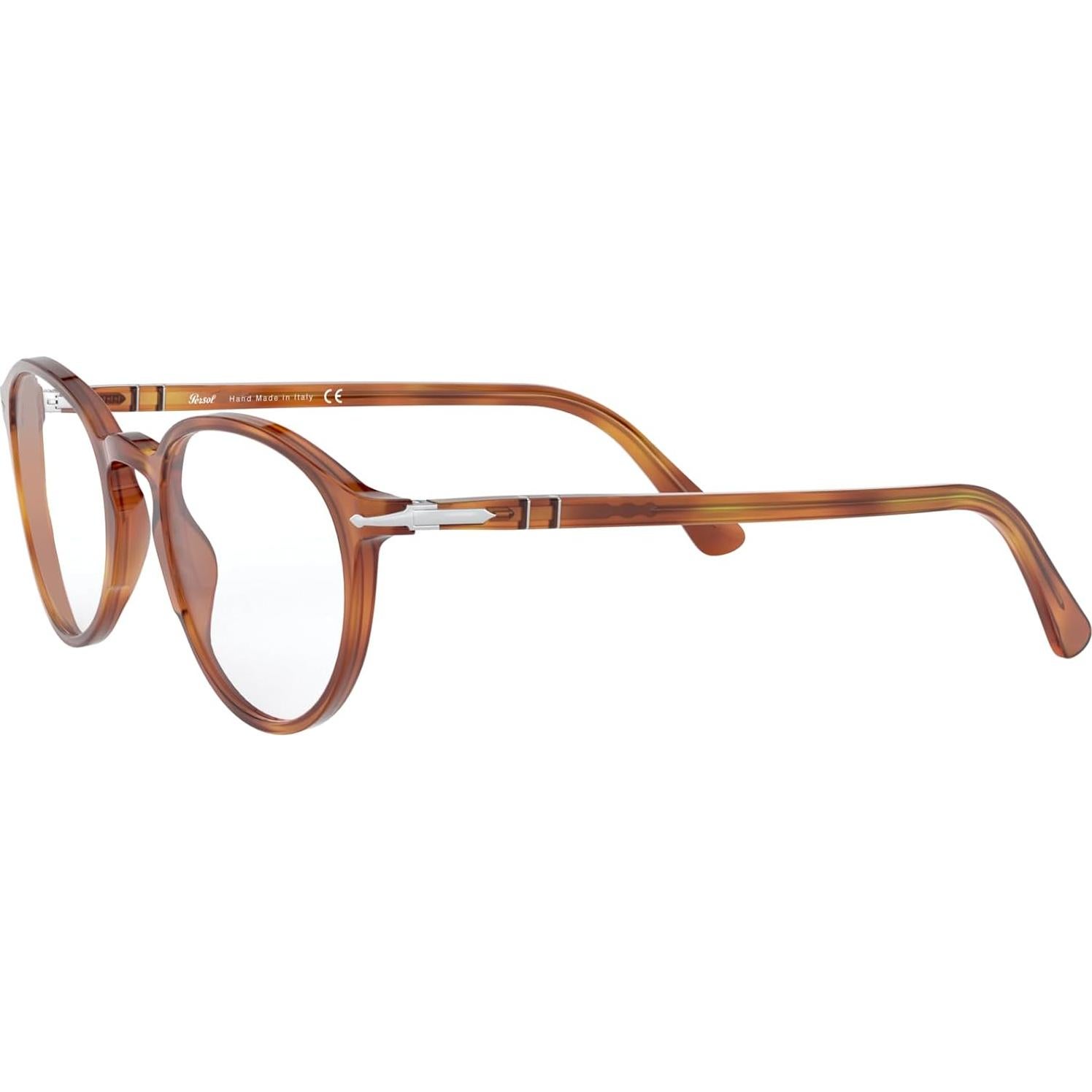 Gafas de Prescripción Persol PO3218V Redondas Marrón 51mm