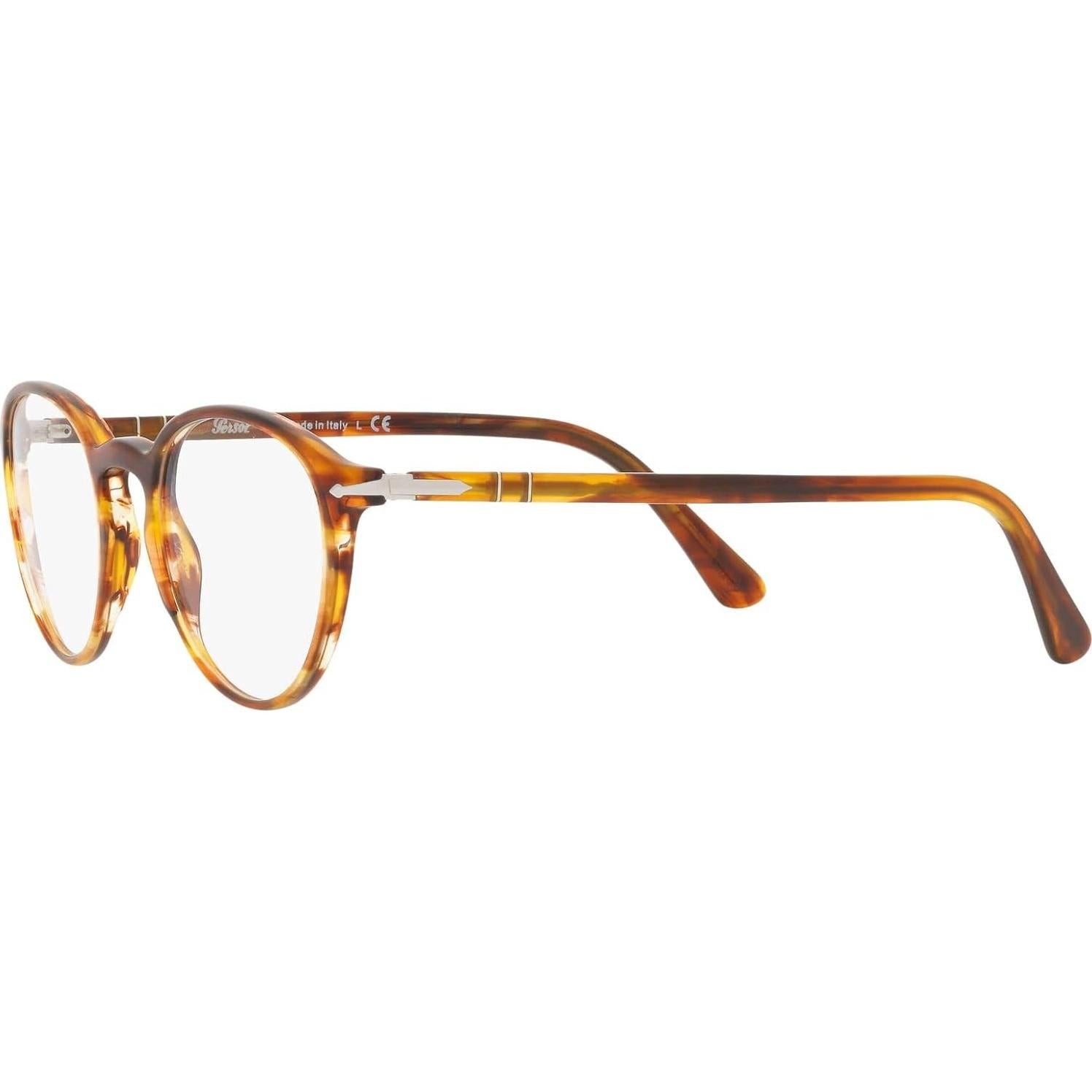 Gafas de Prescripción Persol PO3218V Marrón Rayas 51mm