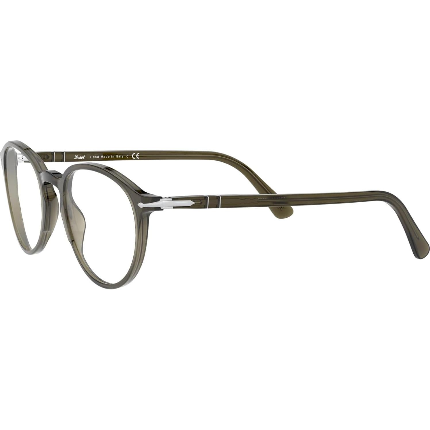 Gafas de Prescripción Persol PO3218V Redondas Humo Opalino
