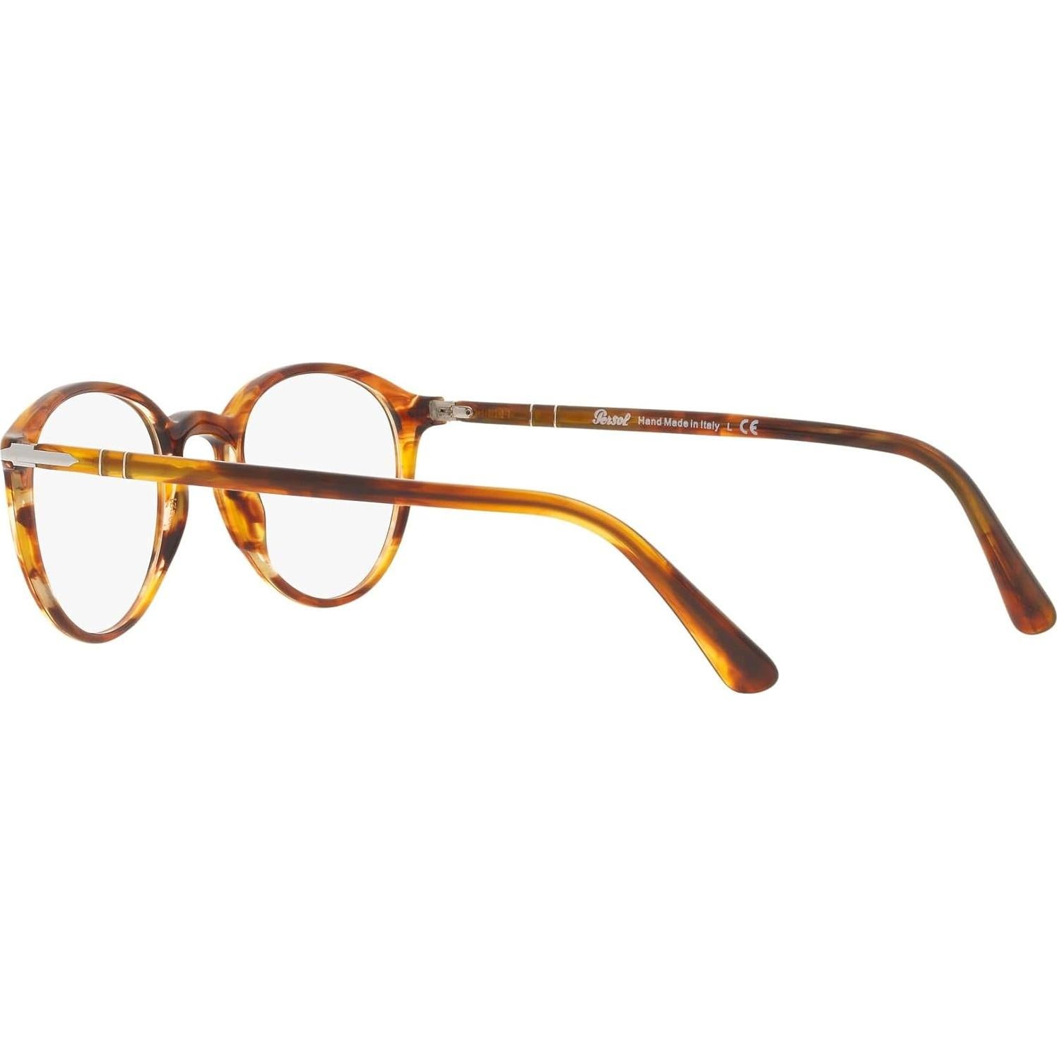 Gafas de Prescripción Persol PO3218V Marrón Rayas 49mm