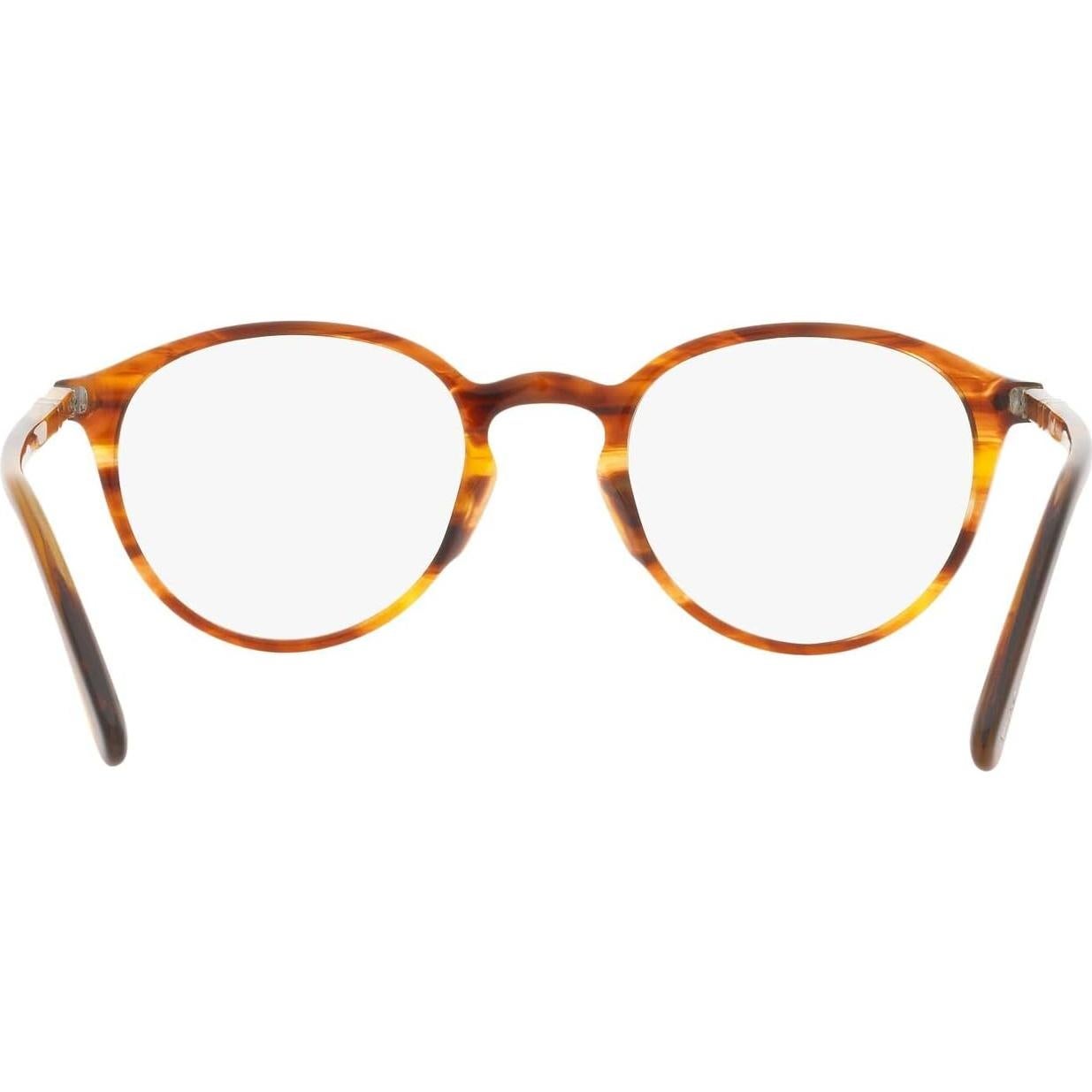 Gafas de Prescripción Persol PO3218V Marrón Rayas 49mm