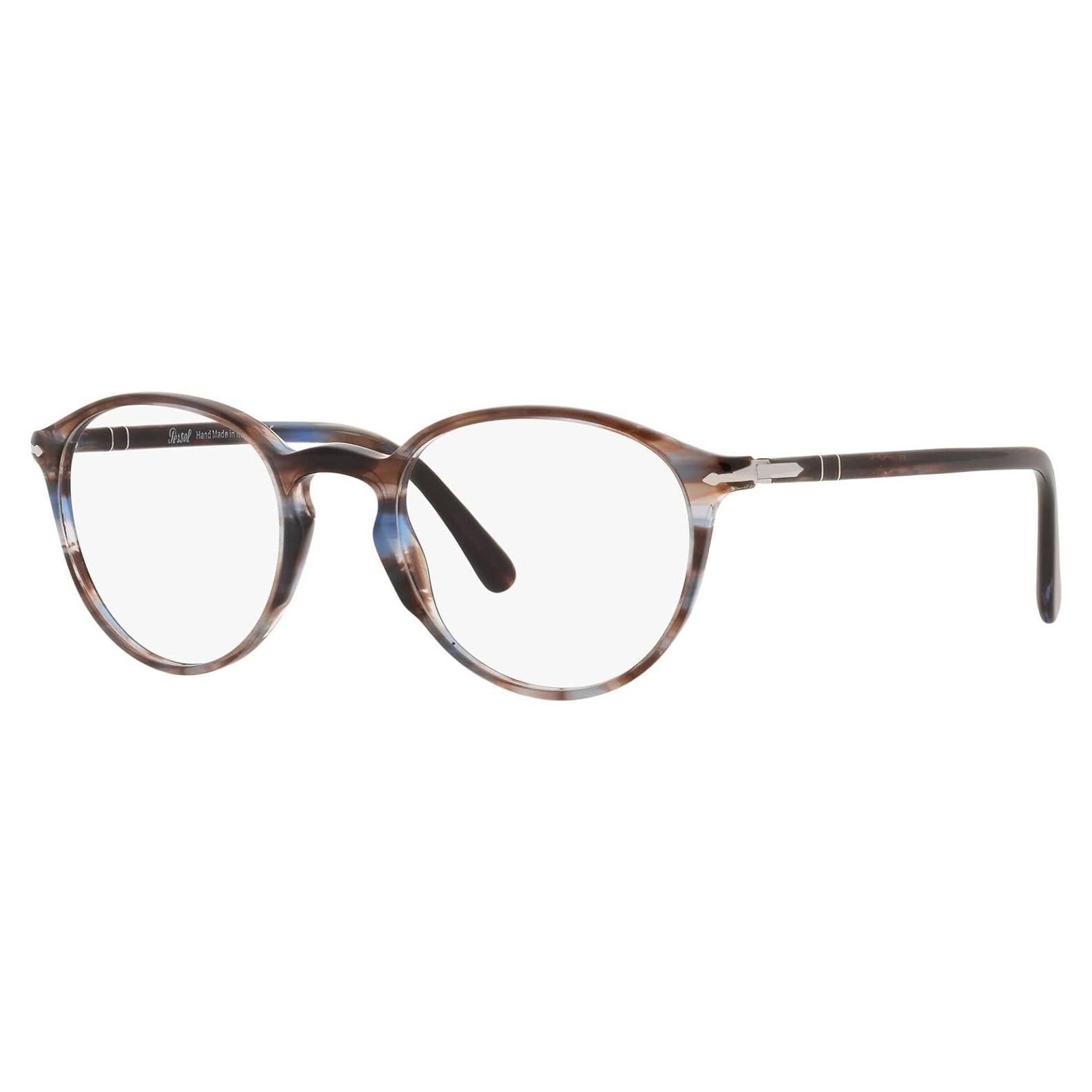 Montura de Gafas Recetadas Persol PO3218V Azul Rayas 51mm