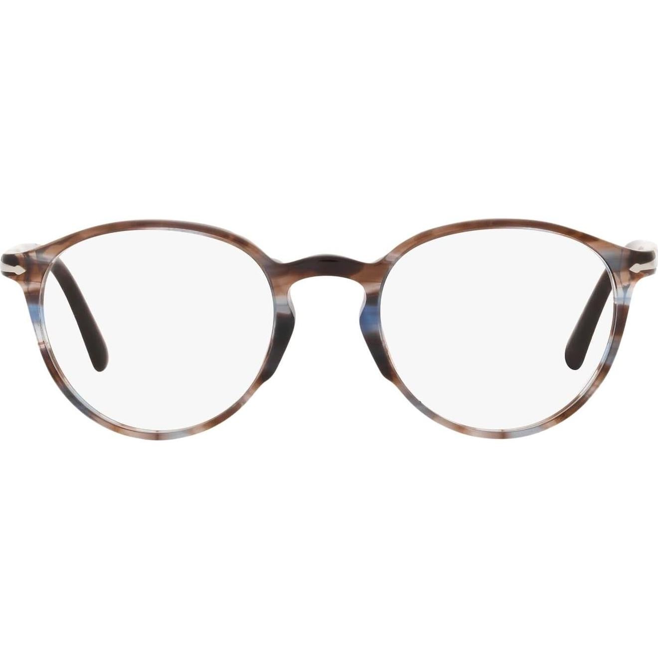 Montura de Gafas Recetadas Persol PO3218V Azul Rayas 51mm