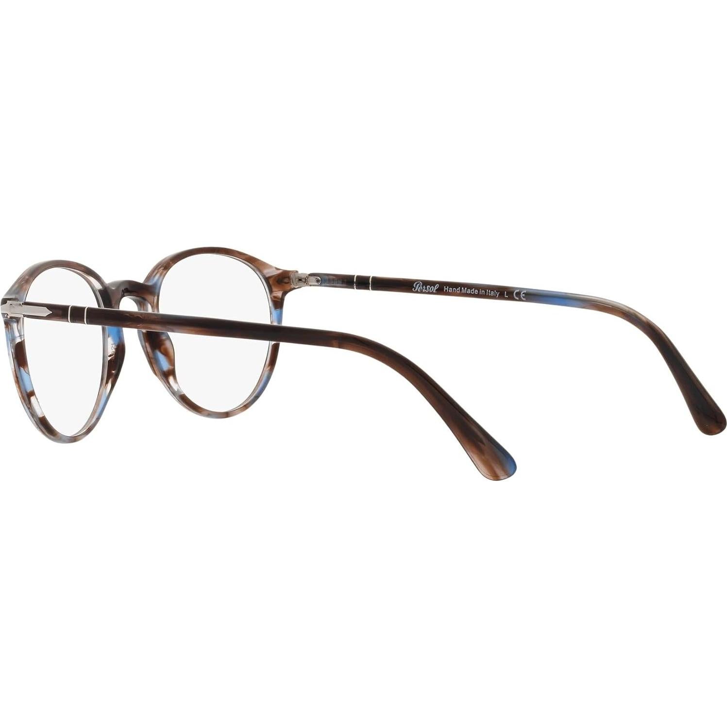 Montura de Gafas Recetadas Persol PO3218V Azul Rayas 51mm