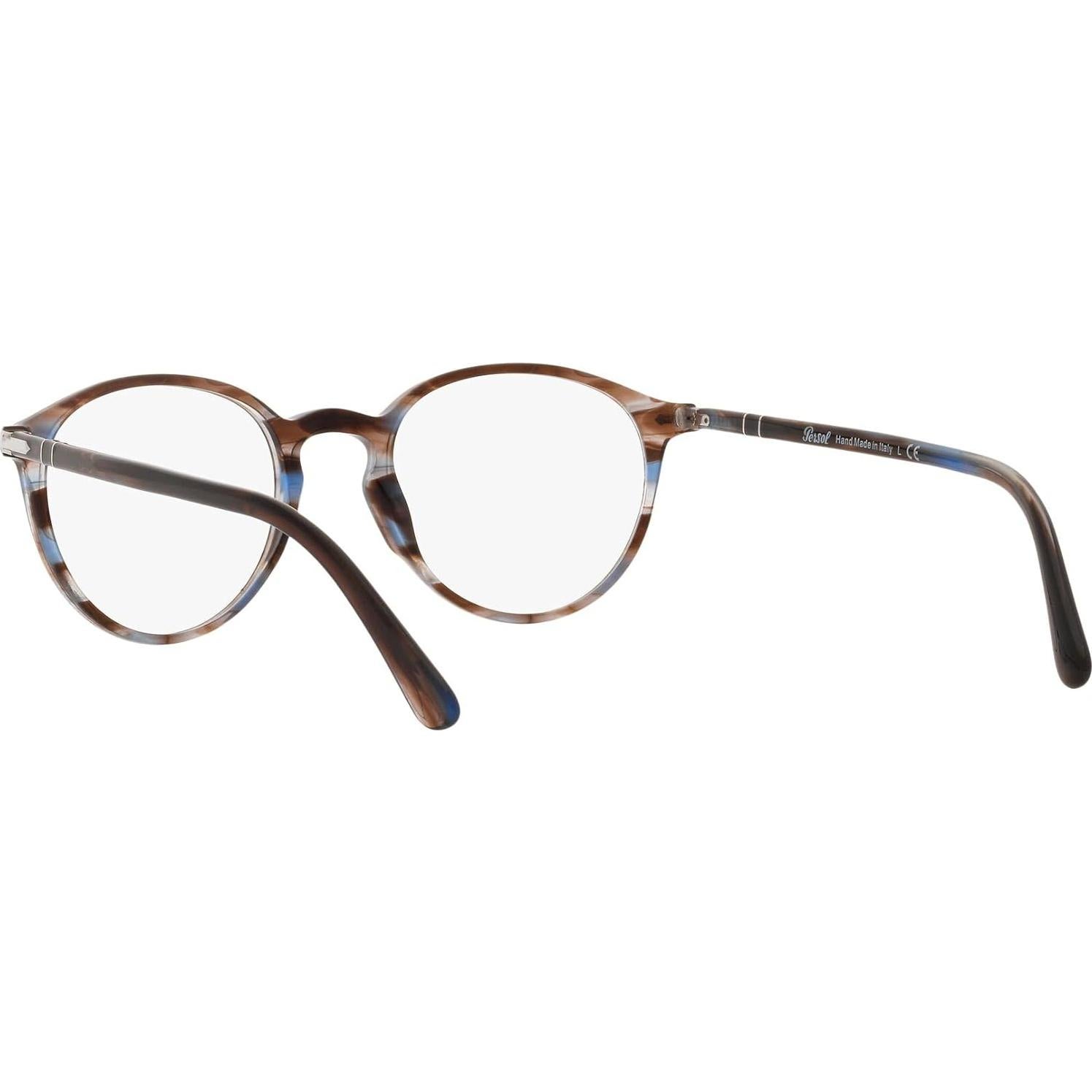 Montura de Gafas Recetadas Persol PO3218V Azul Rayas 51mm