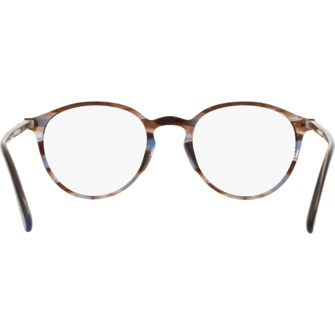 Montura de Gafas Recetadas Persol PO3218V Azul Rayas 51mm