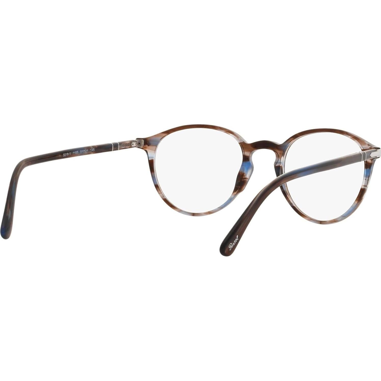 Montura de Gafas Recetadas Persol PO3218V Azul Rayas 51mm