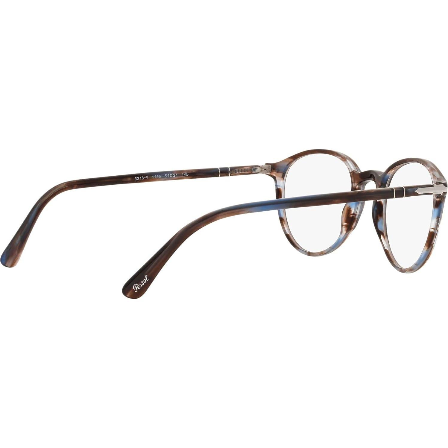 Montura de Gafas Recetadas Persol PO3218V Azul Rayas 51mm
