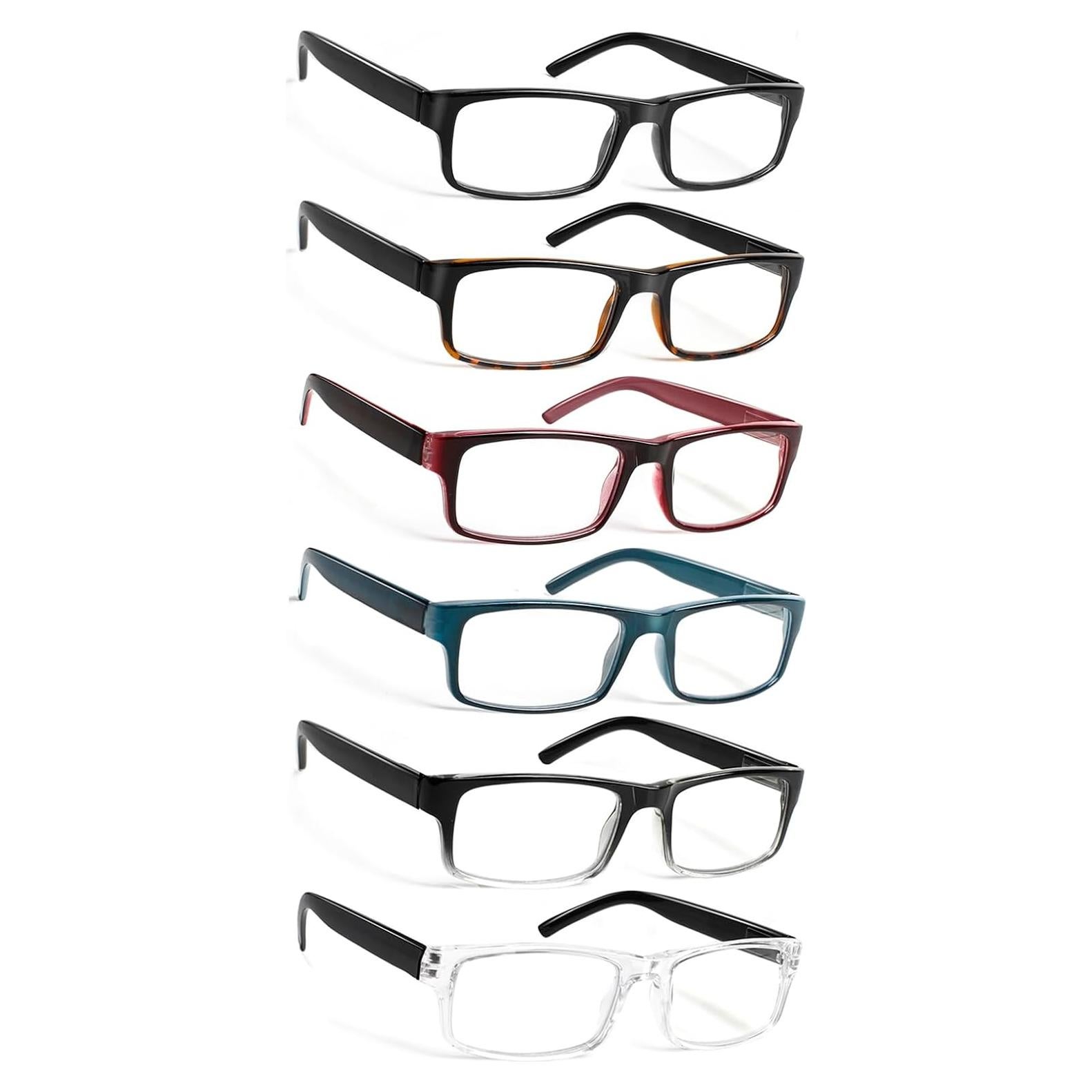 Paquete de 6 Gafas de Lectura con Filtro Azul - Unisex