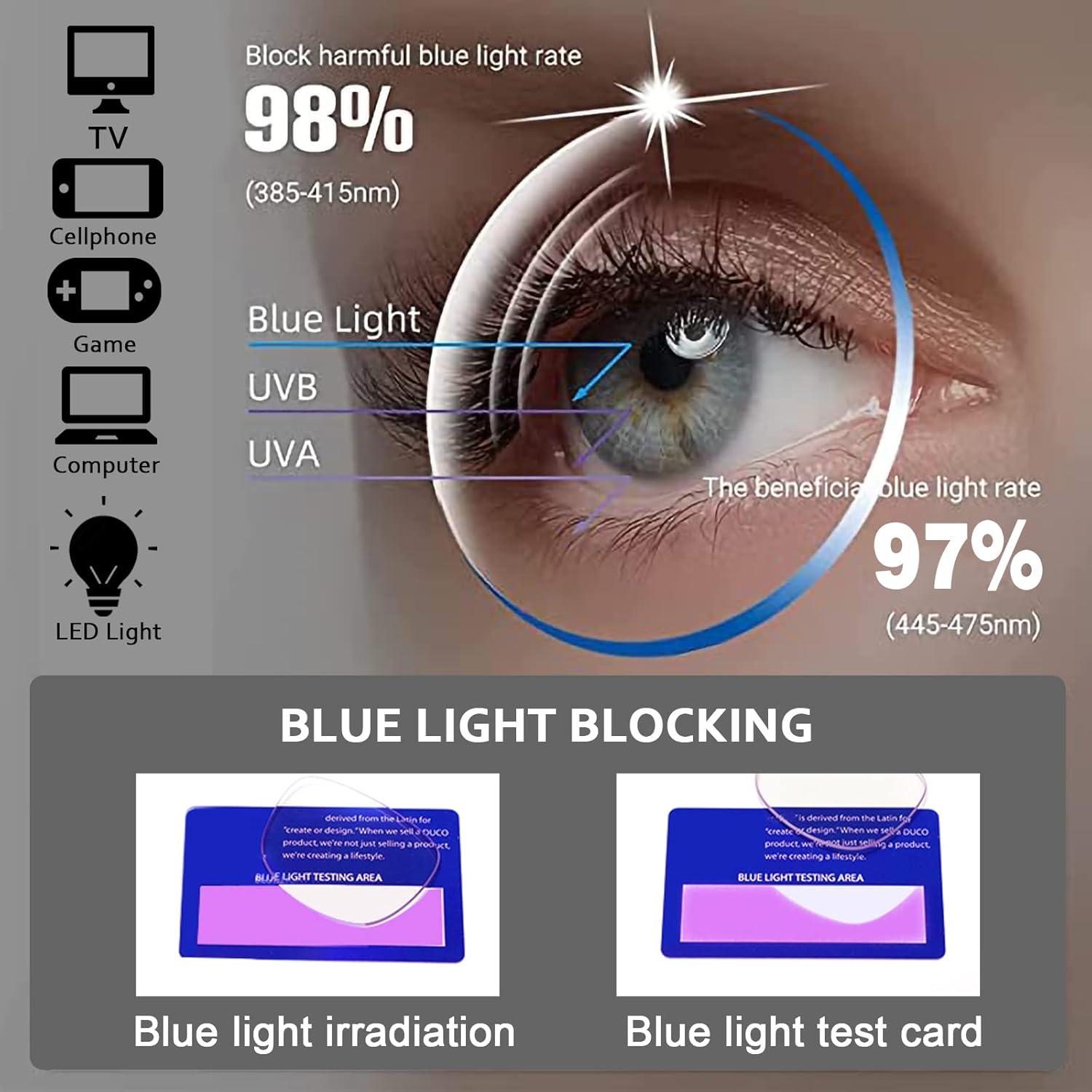 Paquete de 6 Gafas de Lectura con Filtro Luz Azul - Unisex