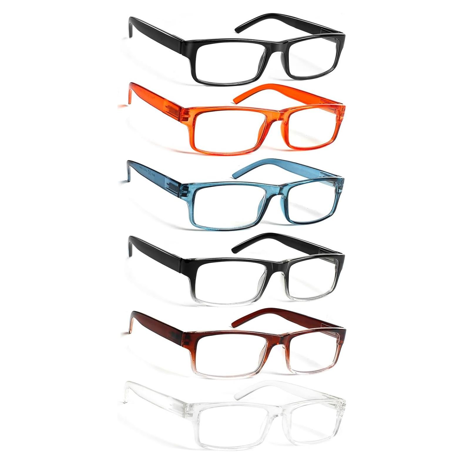 Paquete de 6 Gafas de Lectura con Filtro Azul - Unisex