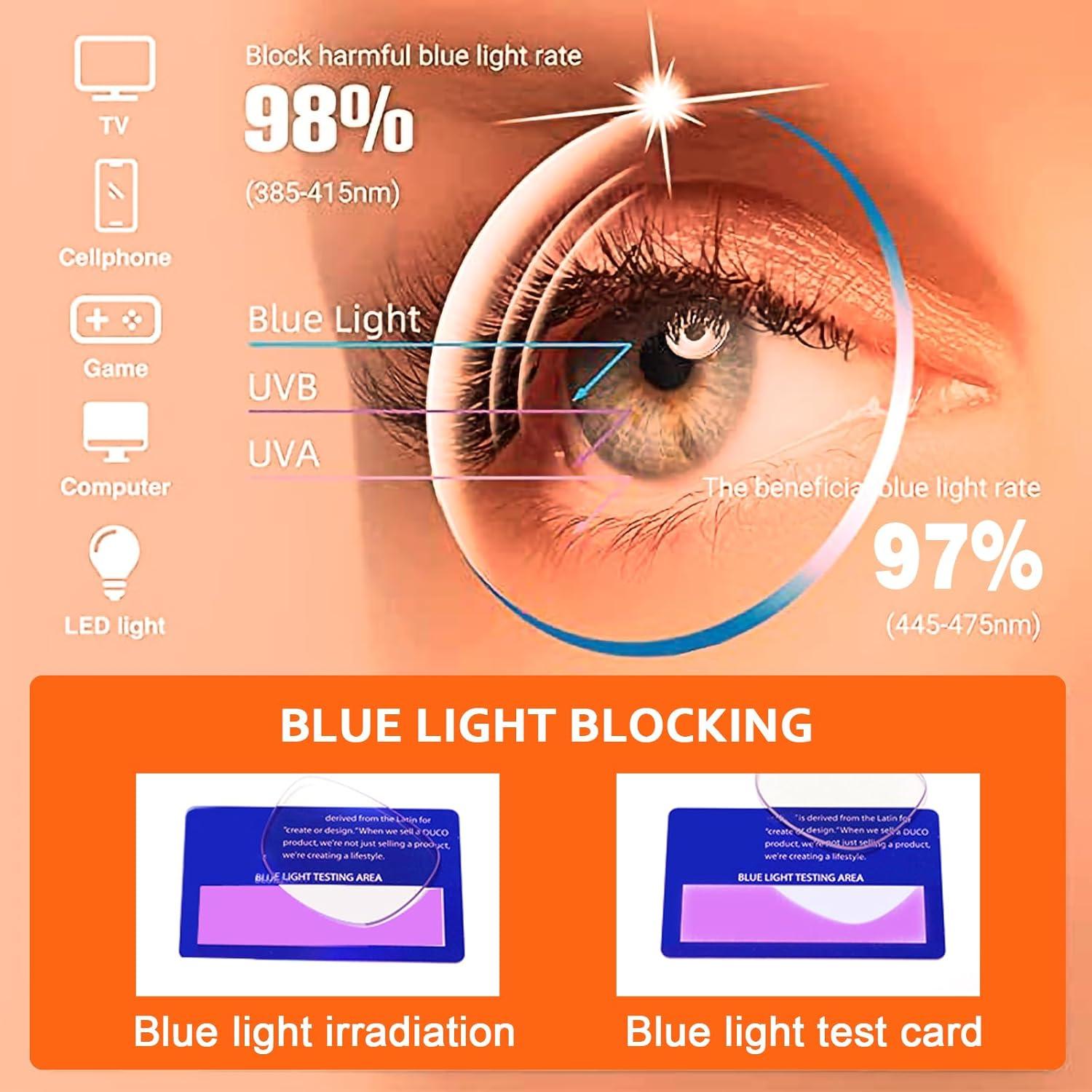 Paquete de 6 Gafas de Lectura con Filtro Azul - Unisex