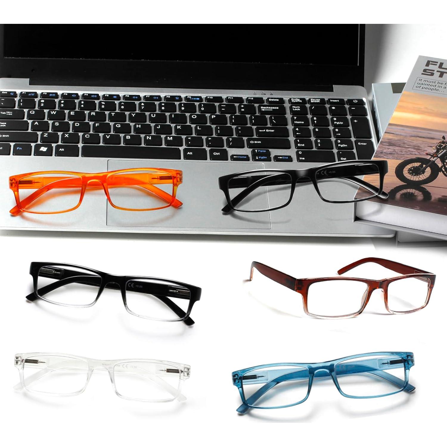 Paquete de 6 Gafas de Lectura con Filtro Azul - Unisex