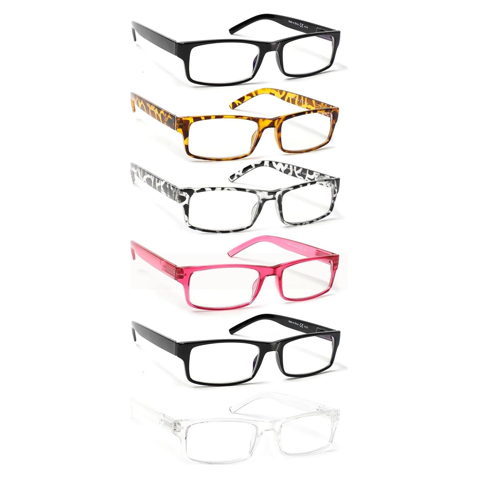 Paquete de 6 Gafas de Lectura con Filtro Azul - Unisex