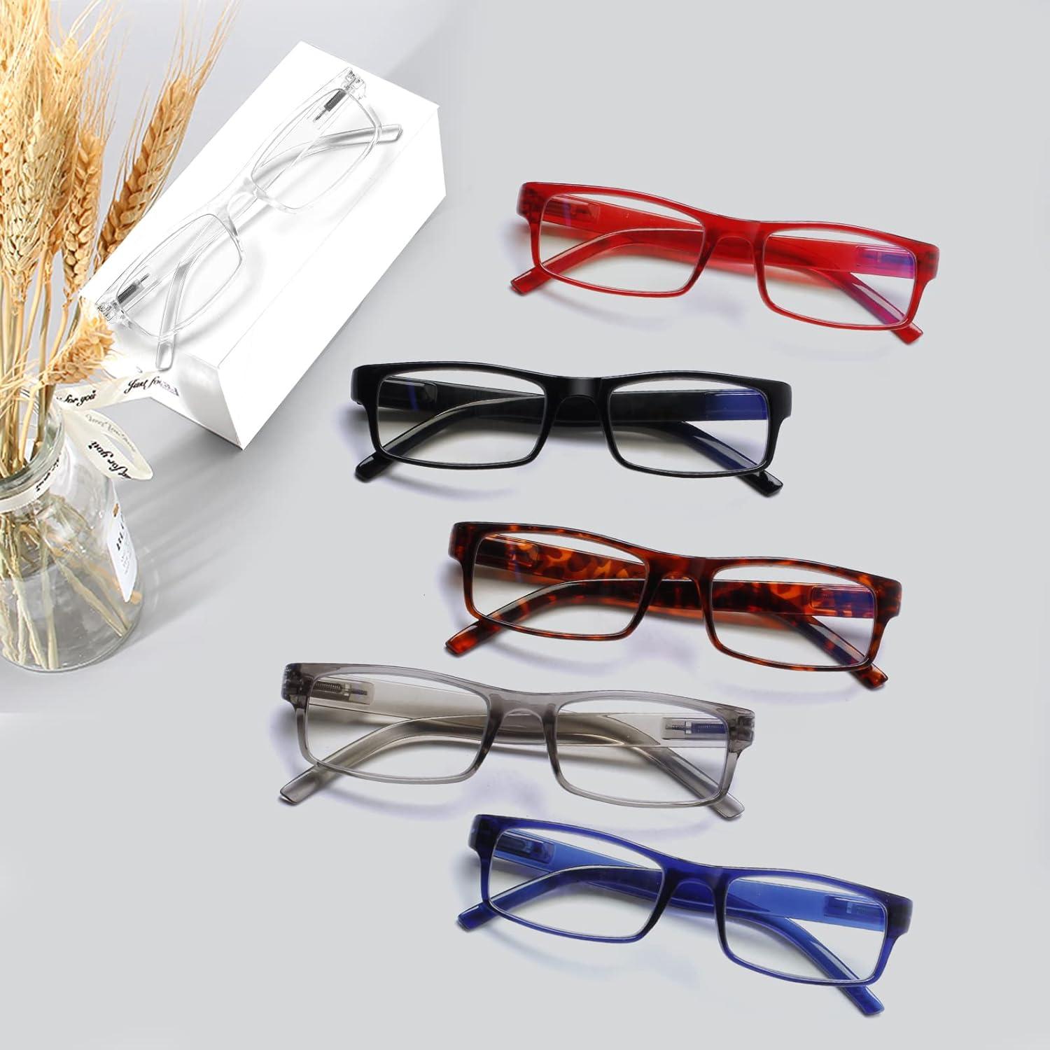 Paquete de 6 Gafas de Lectura Filtro Luz Azul Unisex