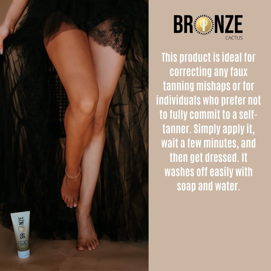 Bronceador Instantáneo Bronze Cactus 192g Resistente al Agua