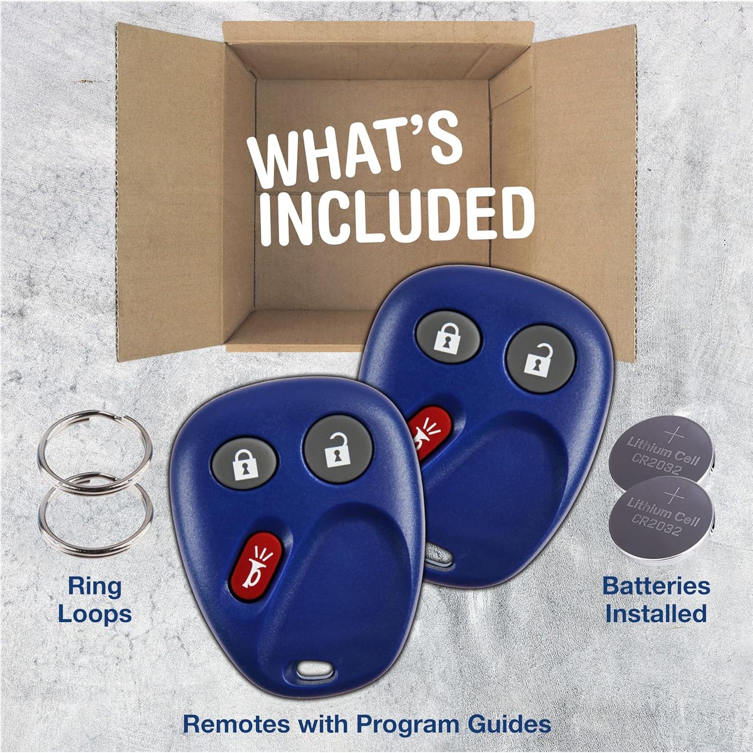 Control Remoto KeylessOption 2X para Cadillac y Chevrolet