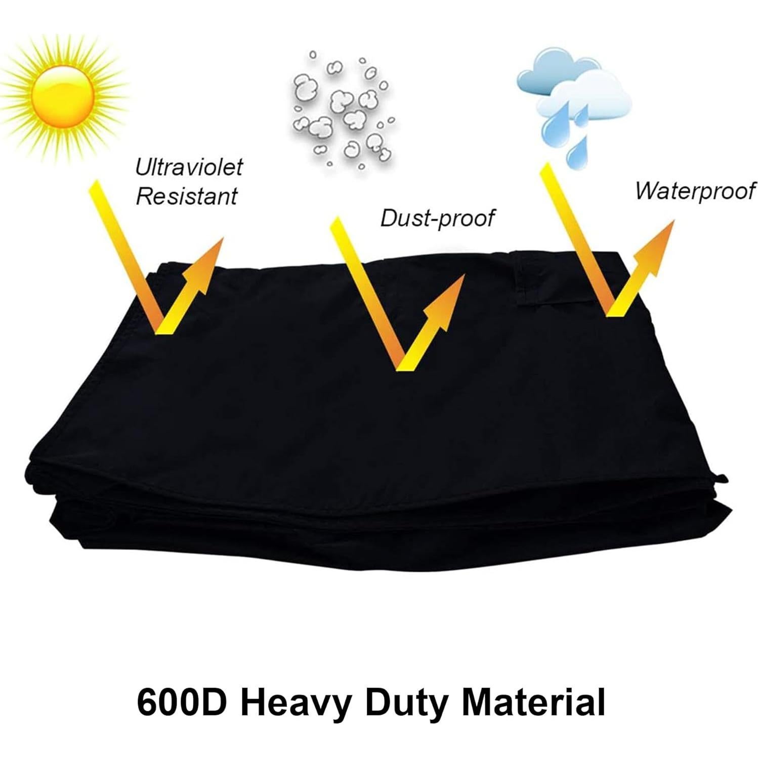 Funda para TV Exterior iBirdie 52-55" Impermeable Negra