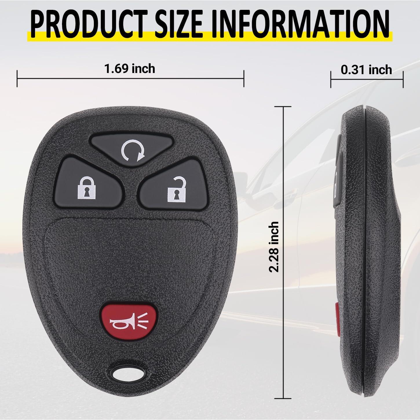 Llavero Reemplazo Vurkcy 0811-0061 para Chevrolet y GMC