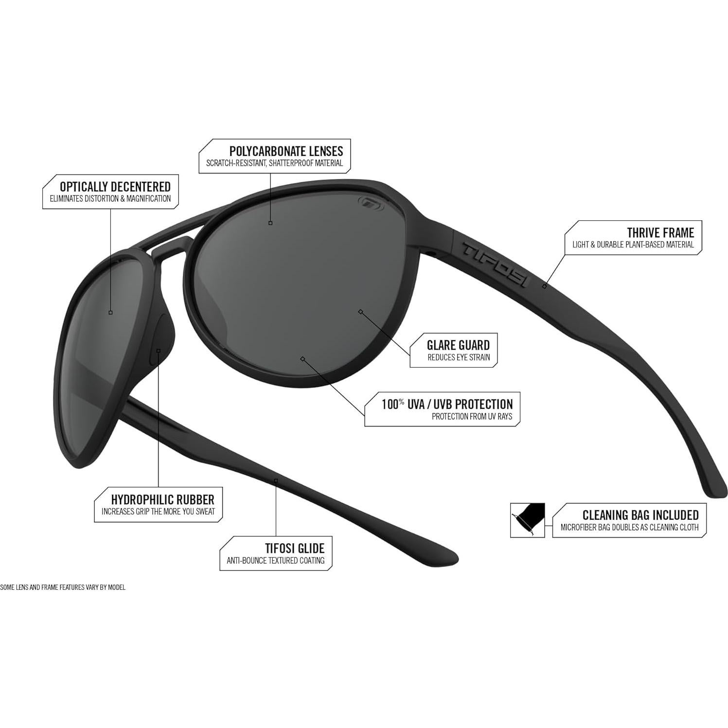 Gafas de sol Selca Tangle Free Unisex - Lentes ahumados