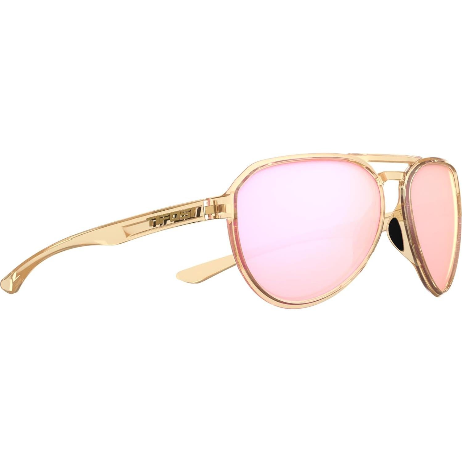 Gafas de sol Selca Tangle Free Unisex Marrón Espejo Rosa