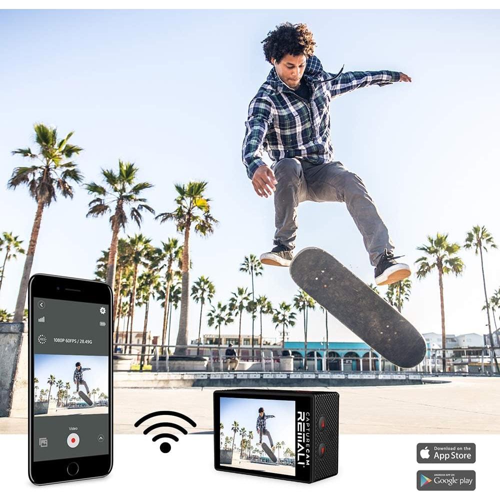 Cámara de Acción REMALI CaptureCam 4K Ultra HD 12MP WiFi