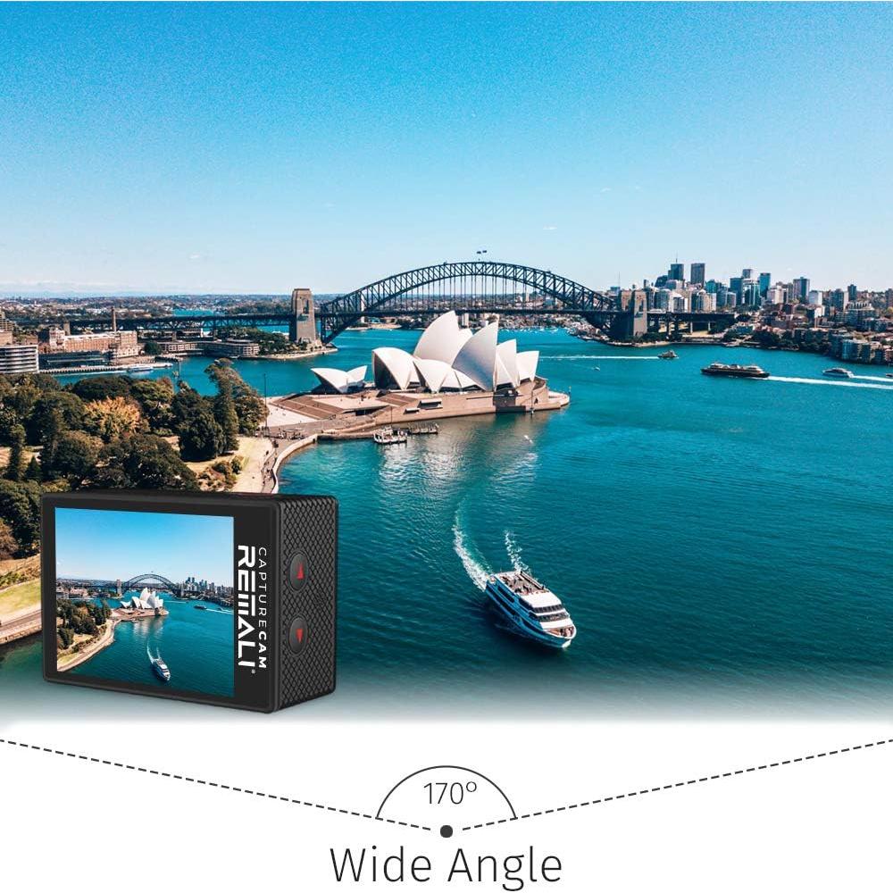 Cámara de Acción REMALI CaptureCam 4K Ultra HD 12MP WiFi