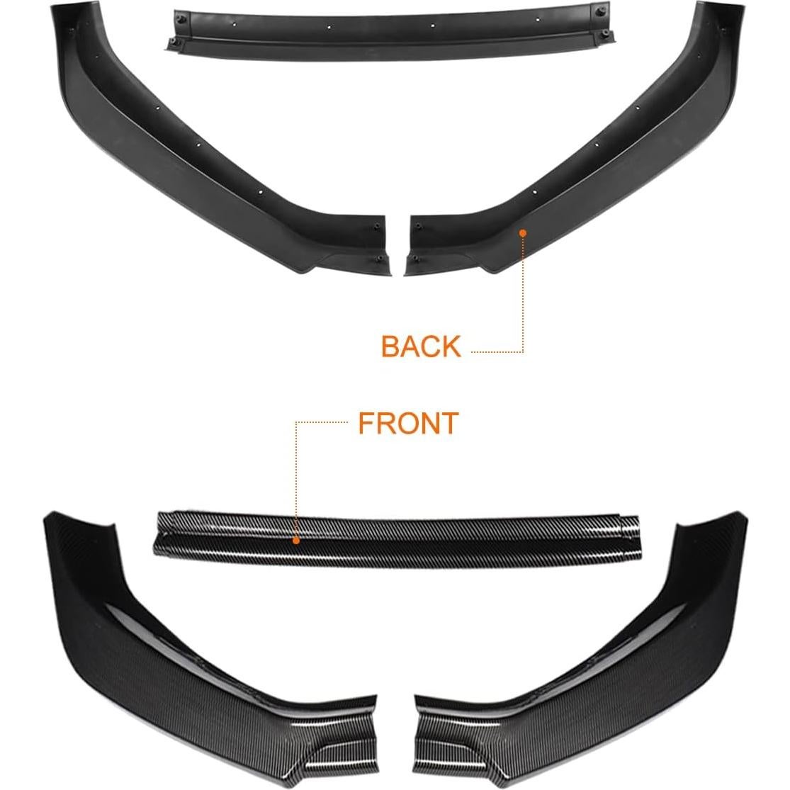 Labio Frontal Divisor Spoiler PM Performotor para VW Golf 2018-2021