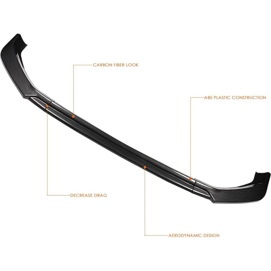Labio Frontal Divisor Spoiler PM Performotor para VW Golf 2018-2021