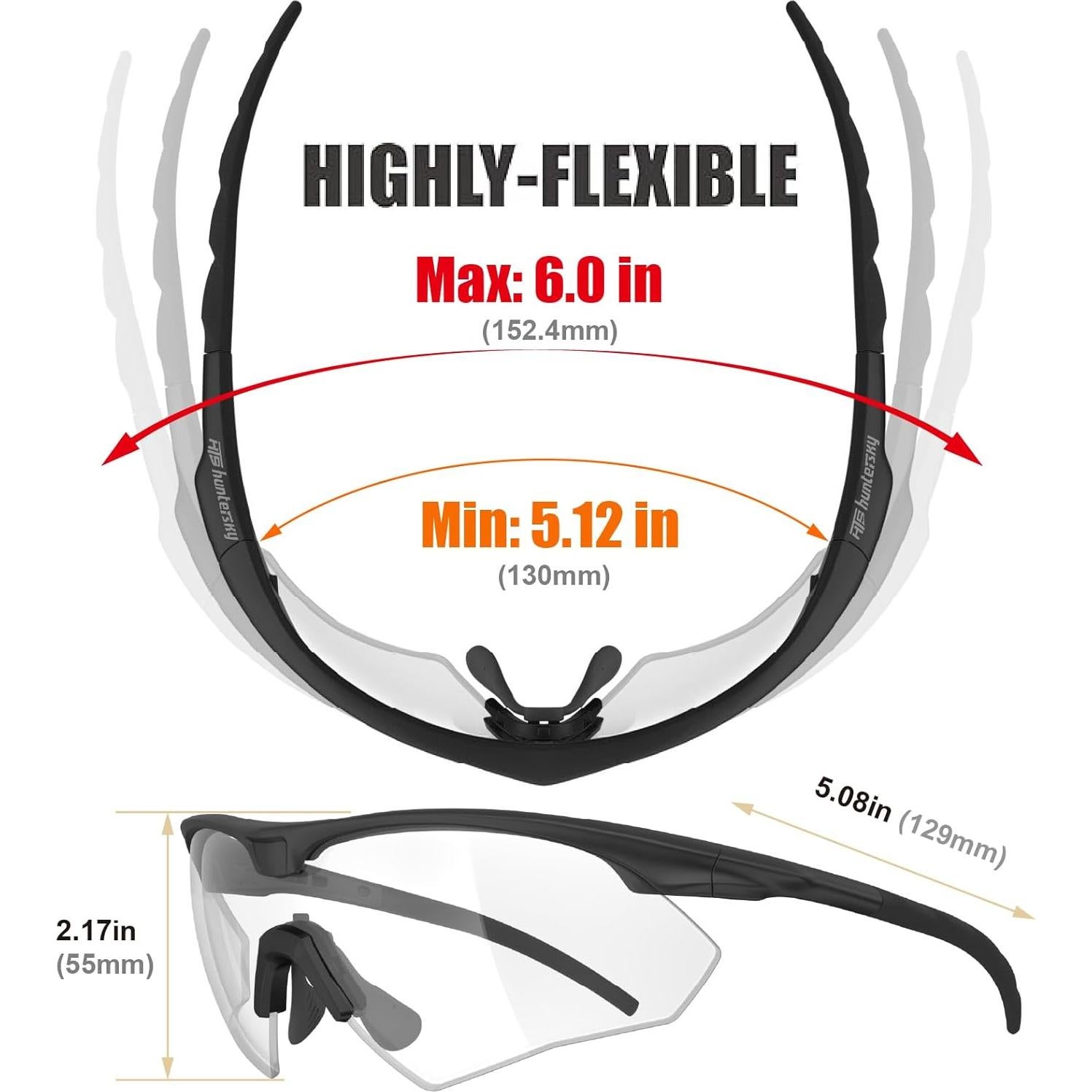 Gafas de Seguridad Tácticas S53 Antiempañante para Caza