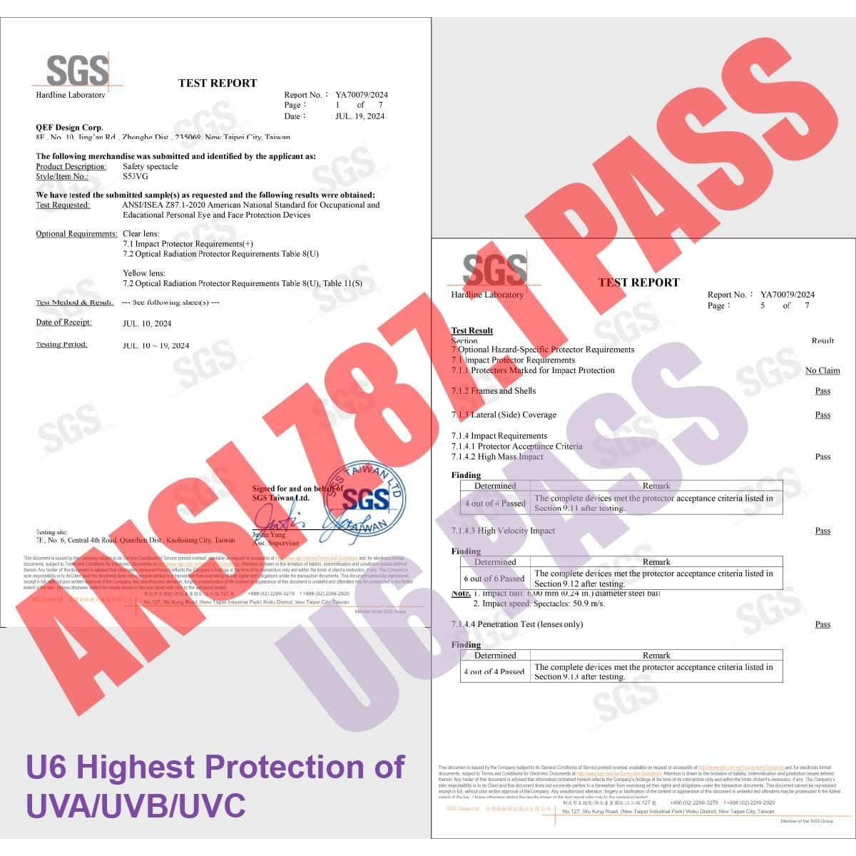 Gafas de Seguridad Tácticas S53 Antiempañante para Caza