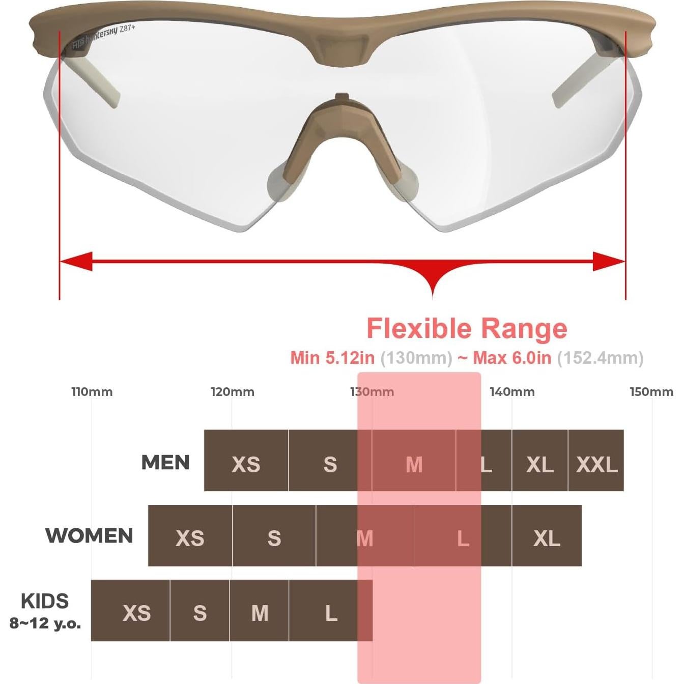 Gafas de Seguridad Tácticas S53 Antiempañante para Caza