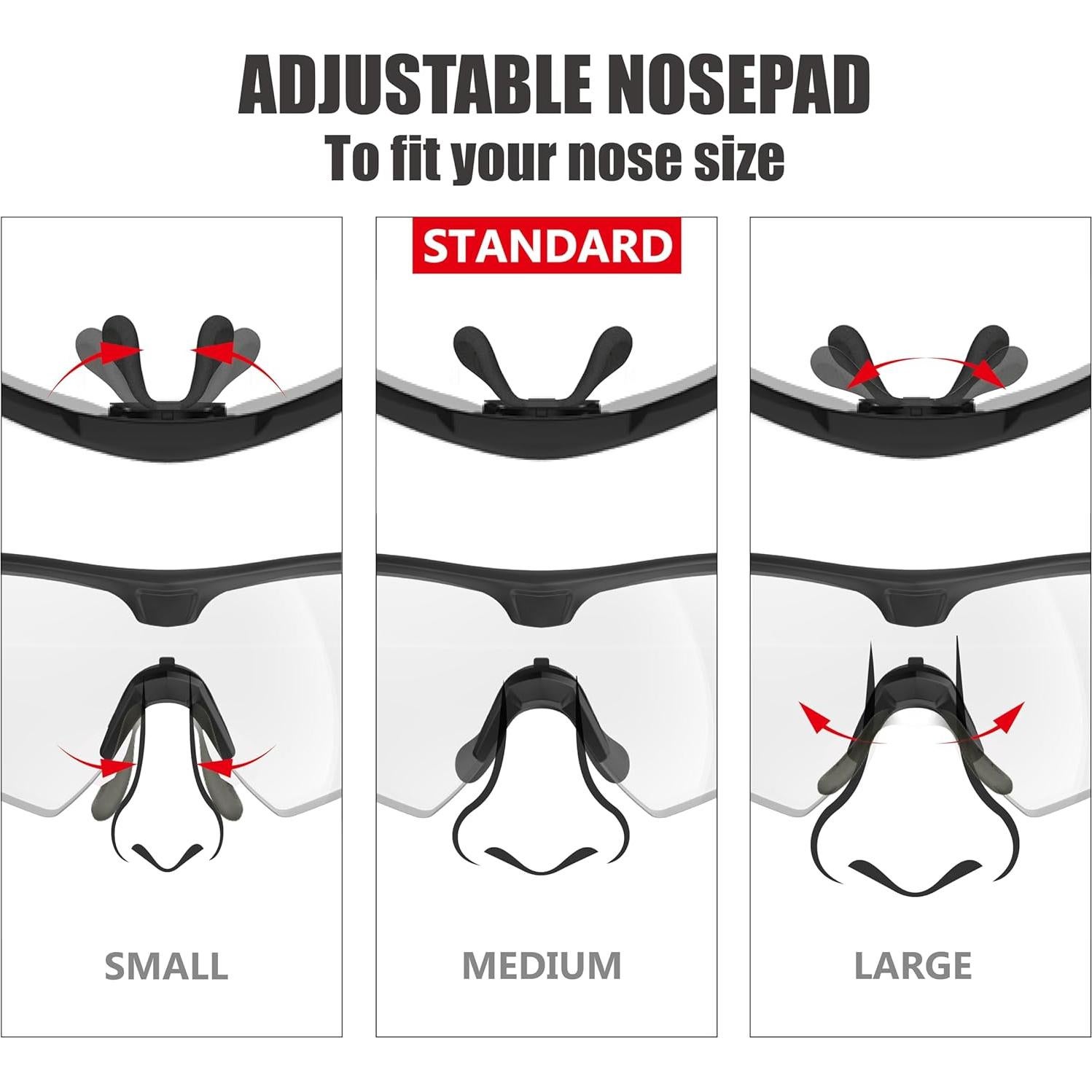Gafas de Seguridad Tácticas S53 Antiempañante para Caza