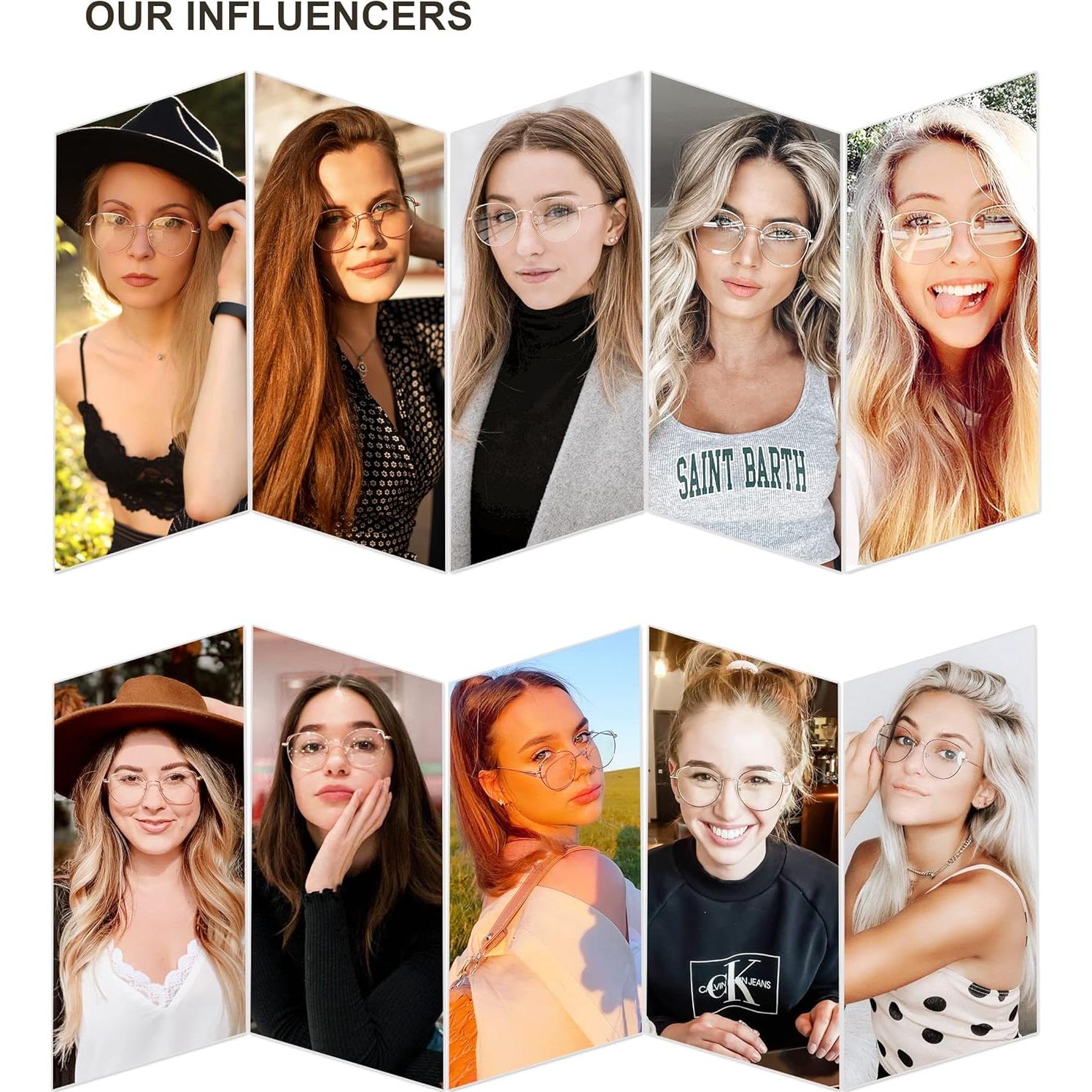 Gafas SOJOS Cat Eye bloqueo luz azul para mujer