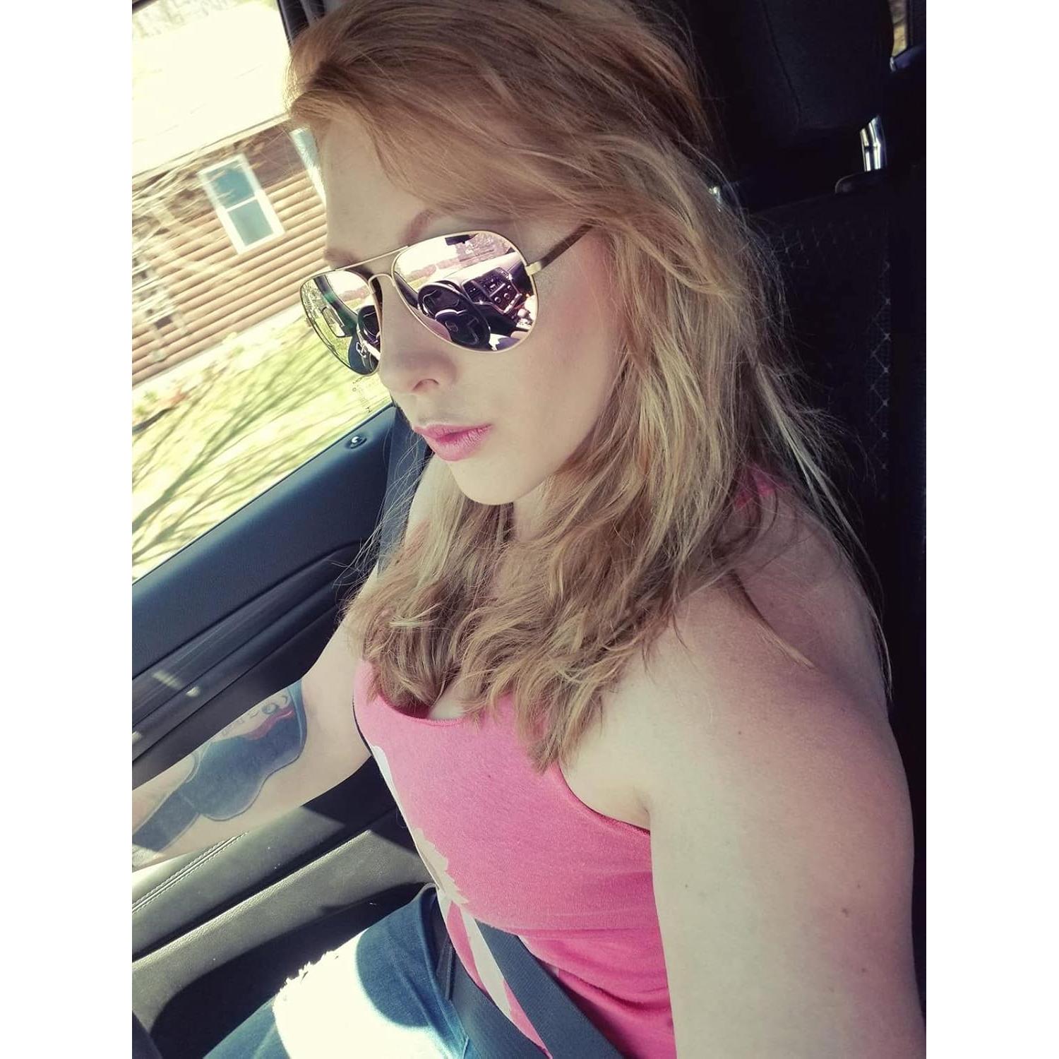 Gafas de sol aviador polarizadas PORADAY 58mm marco dorado