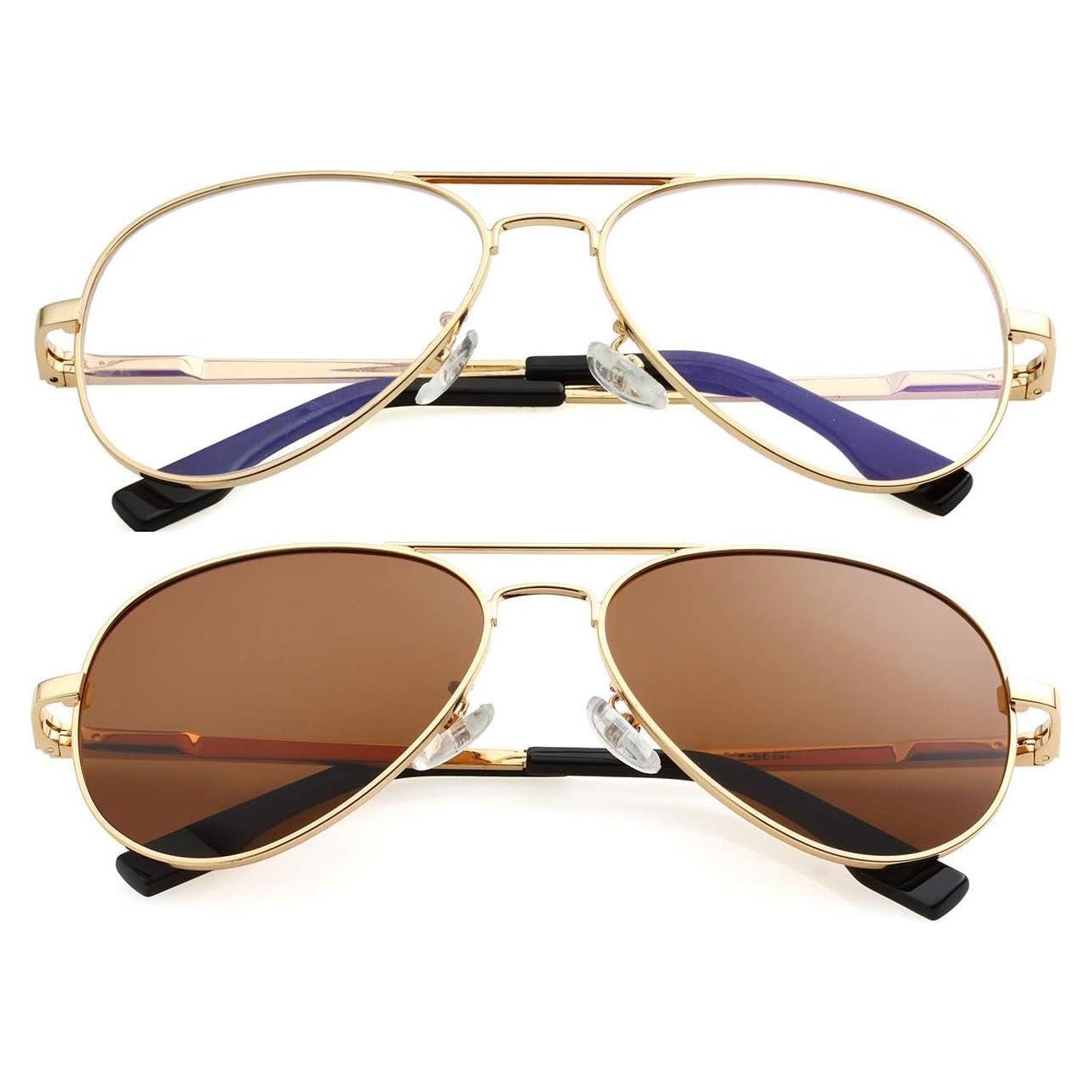 Gafas de sol aviador polarizadas PORADAY 58mm UV400