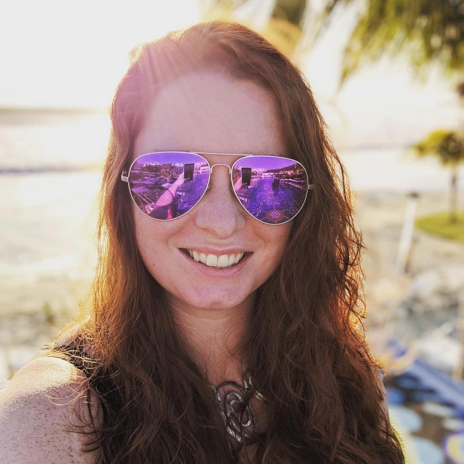 Gafas de sol aviador polarizadas PORADAY 58mm UV400