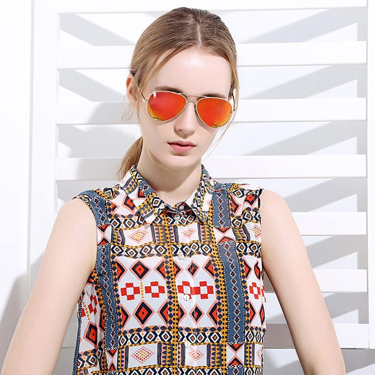 Gafas de sol aviador polarizadas PORADAY 58mm marco metal