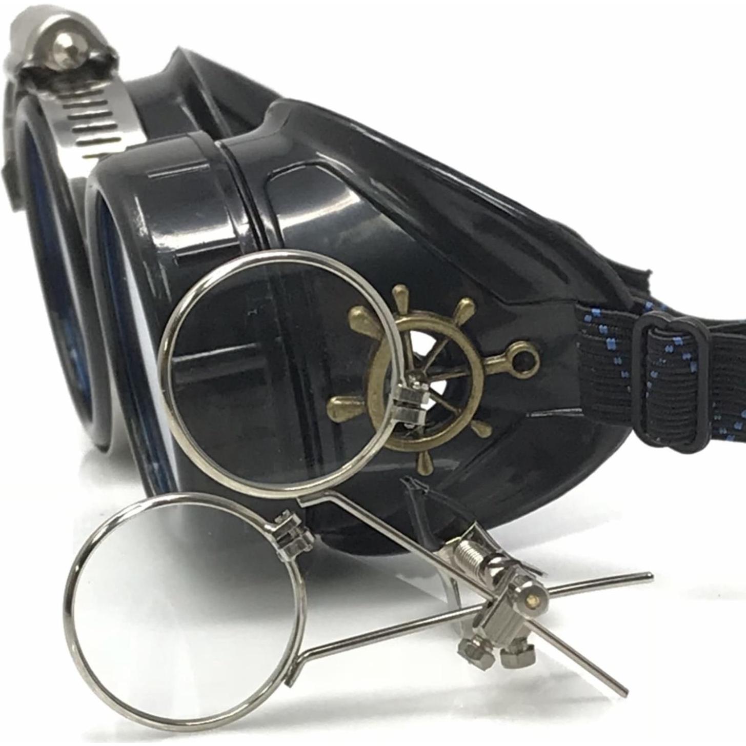 Gafas Steampunk UMBRELLALABORATORY Moradas Ajustables