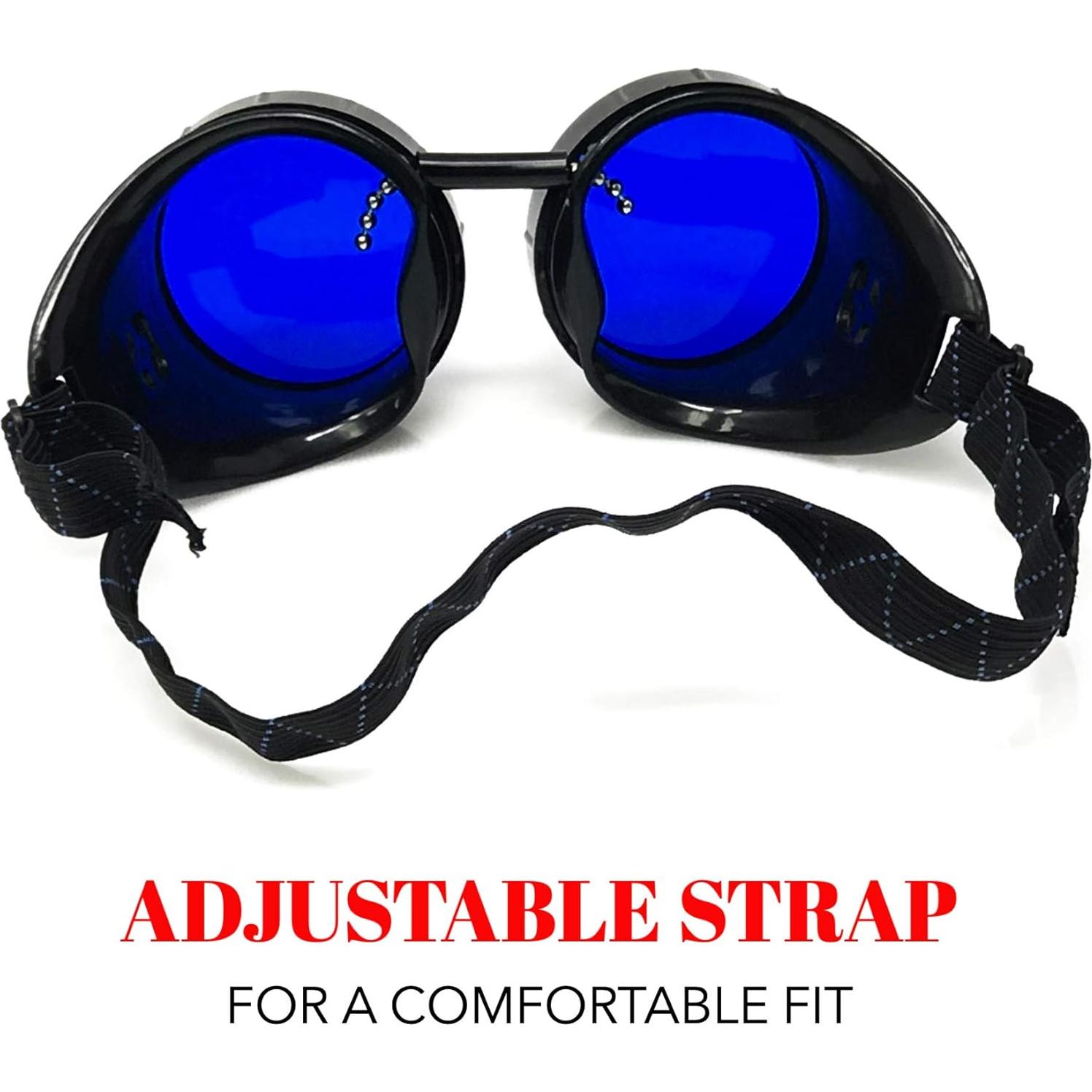 Gafas Steampunk UMBRELLALABORATORY RSW Azul Celeste