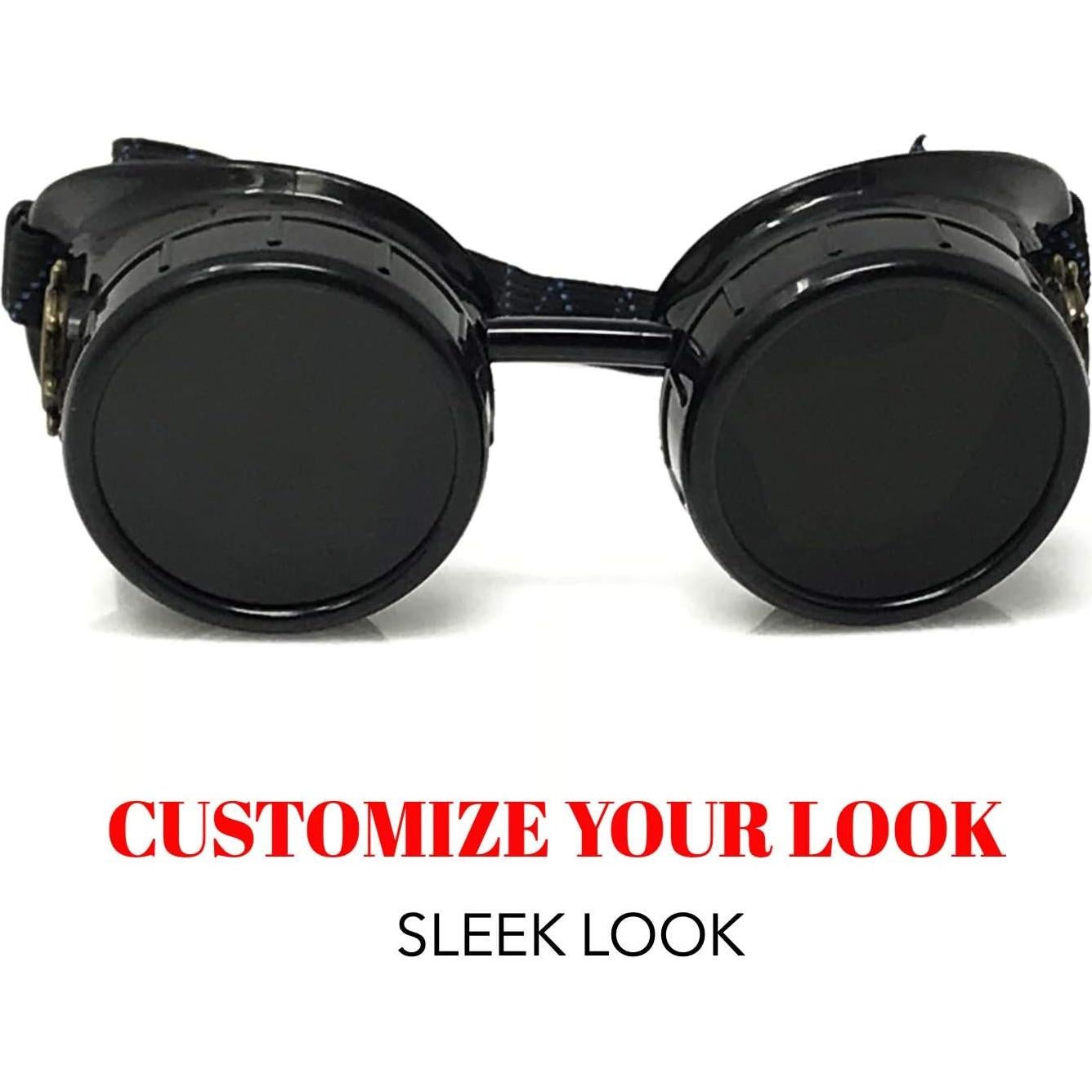 Gafas Steampunk UMBRELLALABORATORY RSW, Elegantes y Duraderas