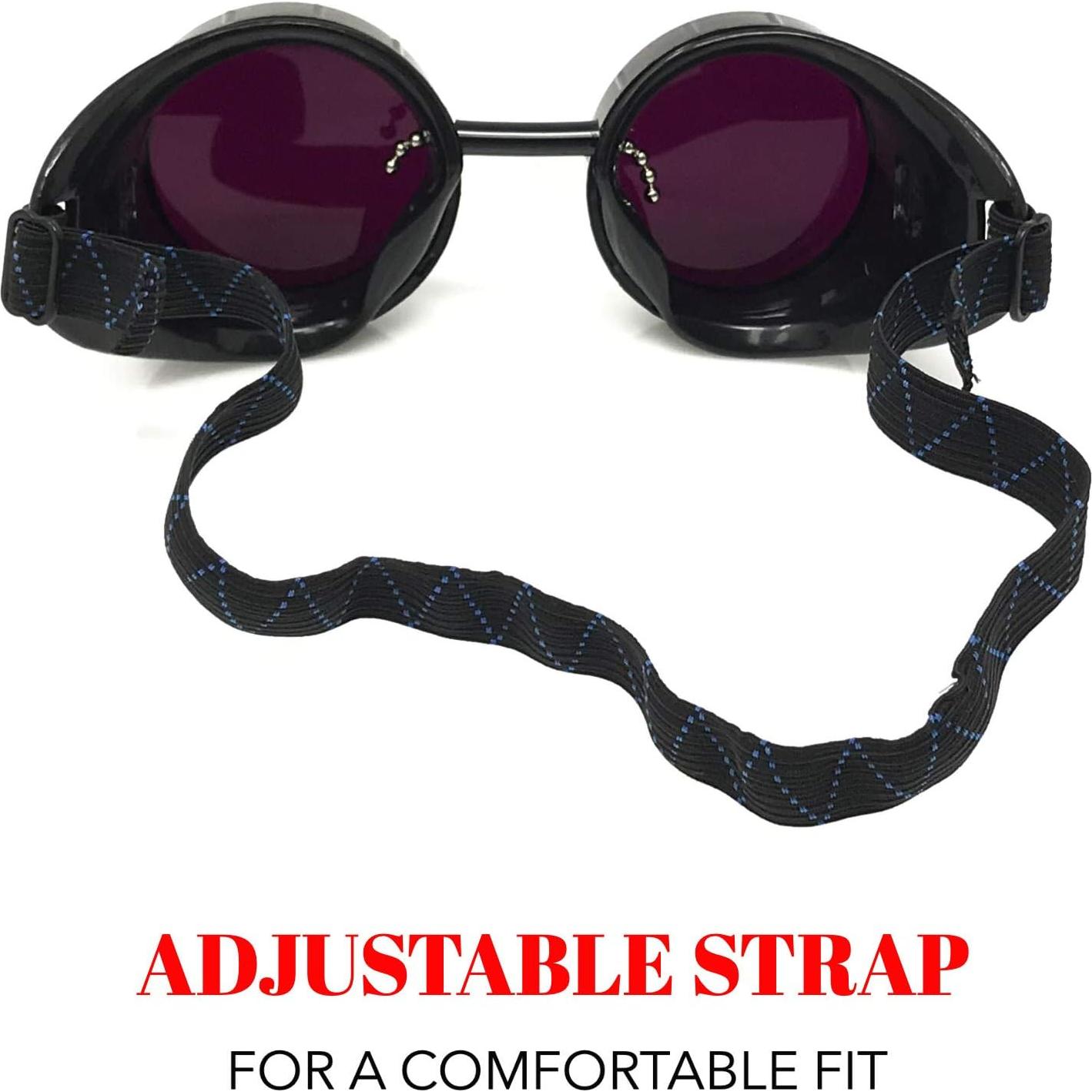 Gafas Steampunk UMBRELLALABORATORY Moradas Ajustables