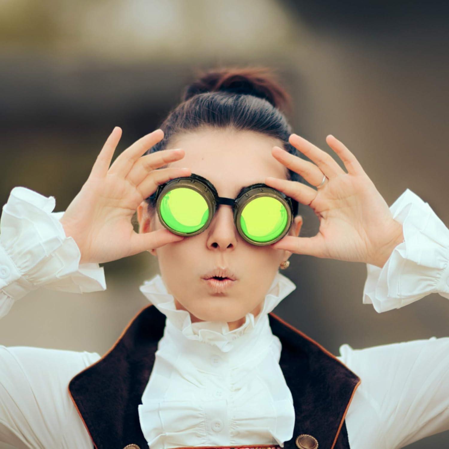 Gafas Steampunk UMBRELLALABORATORY Moradas Ajustables